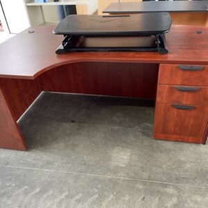#003 Large desk with drawers (computer riser not included)